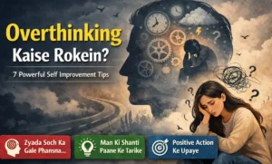 Overthinking se kaise roke-mind & emotions se judi jyada sochne ki samasya jo man ki shanti ko prabhavit krti hai